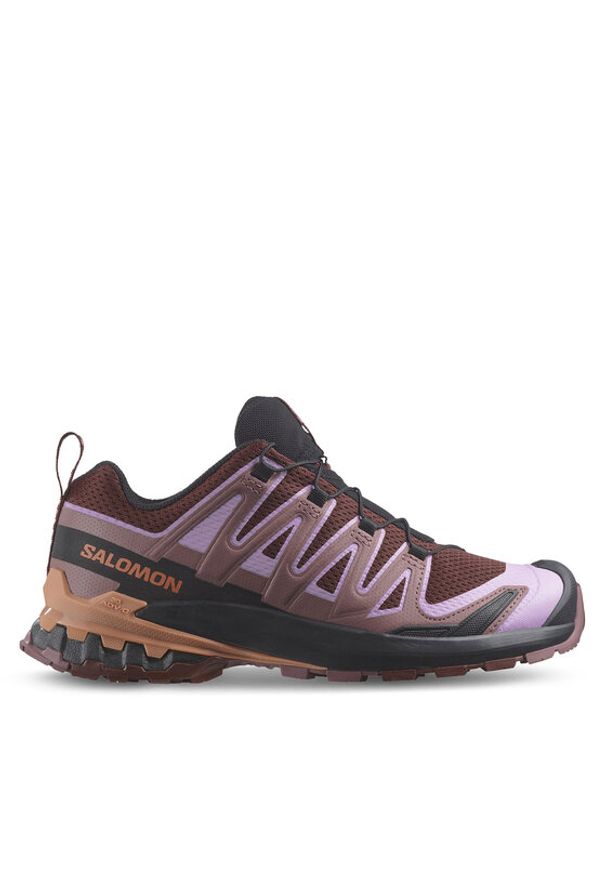 salomon - Salomon Buty do biegania Xa Pro 3D V9 L47589300 Bordowy. Kolor: czerwony. Materiał: materiał