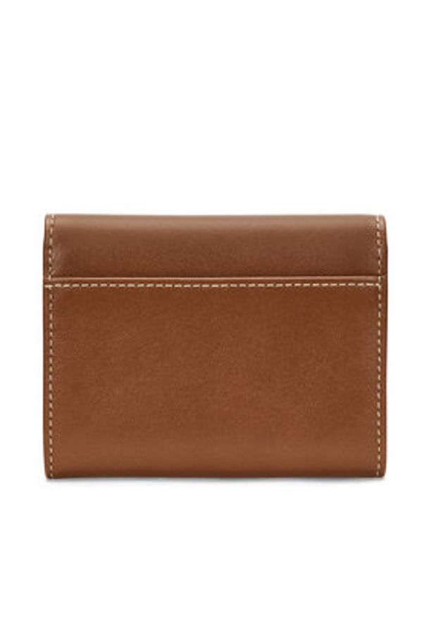 Polo Ralph Lauren Mały Portfel Damski 427886734008 Brązowy. Kolor: brązowy. Materiał: skóra