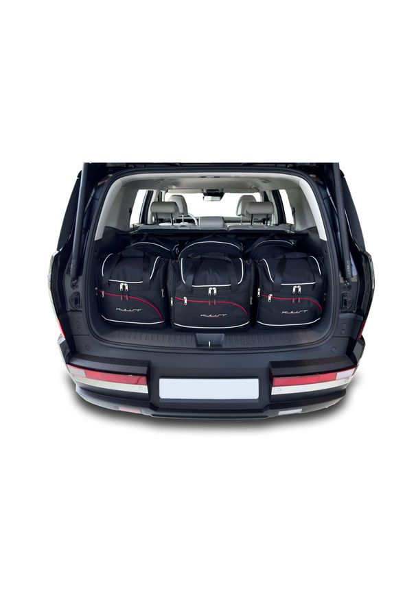 KJUST - Torby Do Bagażnika Hyundai Santa Fe 2023+ 6Szt Kjust. Kolor: czarny. Styl: sportowy