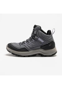 quechua - Buty turystyczne damskie Quechua MH100 wodoodporne. Wysokość cholewki: przed kolano. Materiał: kauczuk, syntetyk. Szerokość cholewki: normalna. Styl: sportowy #1