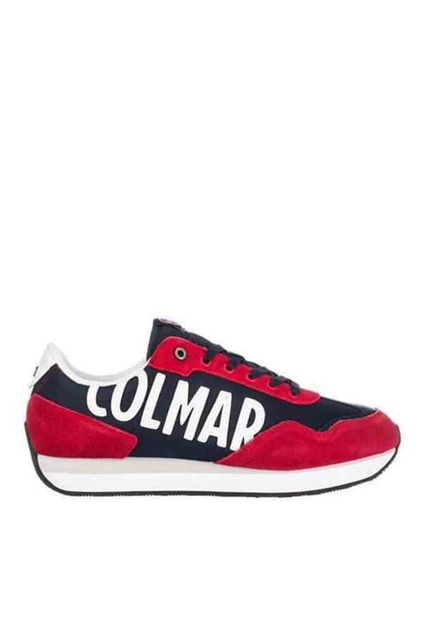 Buty do chodzenia męskie Colmar Dexter Loud. Zapięcie: sznurówki. Kolor: czerwony, wielokolorowy. Materiał: skóra, zamsz, materiał, tkanina, nylon, guma, syntetyk. Szerokość cholewki: normalna. Sport: turystyka piesza