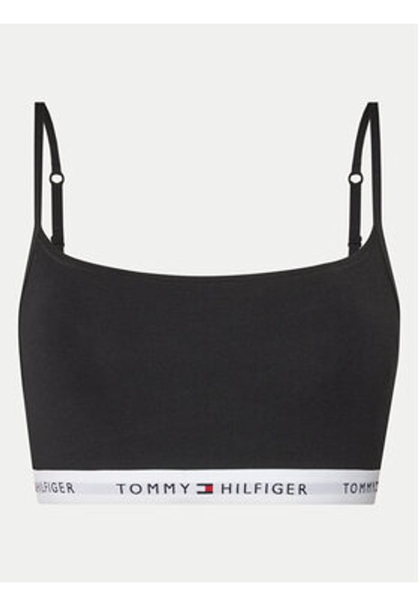 TOMMY HILFIGER - Tommy Hilfiger Komplet 2 biustonoszy topów UW0UW05528 Czarny. Kolor: czarny. Materiał: bawełna