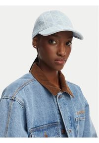 Calvin Klein Czapka z daszkiem Aop Jacquard Denim Bb Cap LV04F5069G Niebieski. Kolor: niebieski. Materiał: bawełna #3