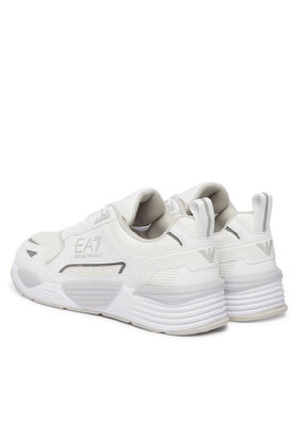 EA7 Emporio Armani Sneakersy 7X000308 AF18447 MZ533 Biały. Kolor: biały. Materiał: skóra