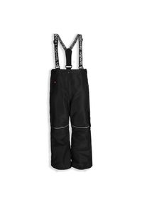 Spodnie narciarskie dla dzieci z szelkami Lemon Explore ZL5 czarne. Kolor: czarny. Materiał: poliester. Sezon: zima. Sport: narciarstwo #1
