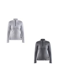 Koszulka damska Craft core trim thermal midlayer. Kolor: szary. Długość rękawa: długi rękaw #1