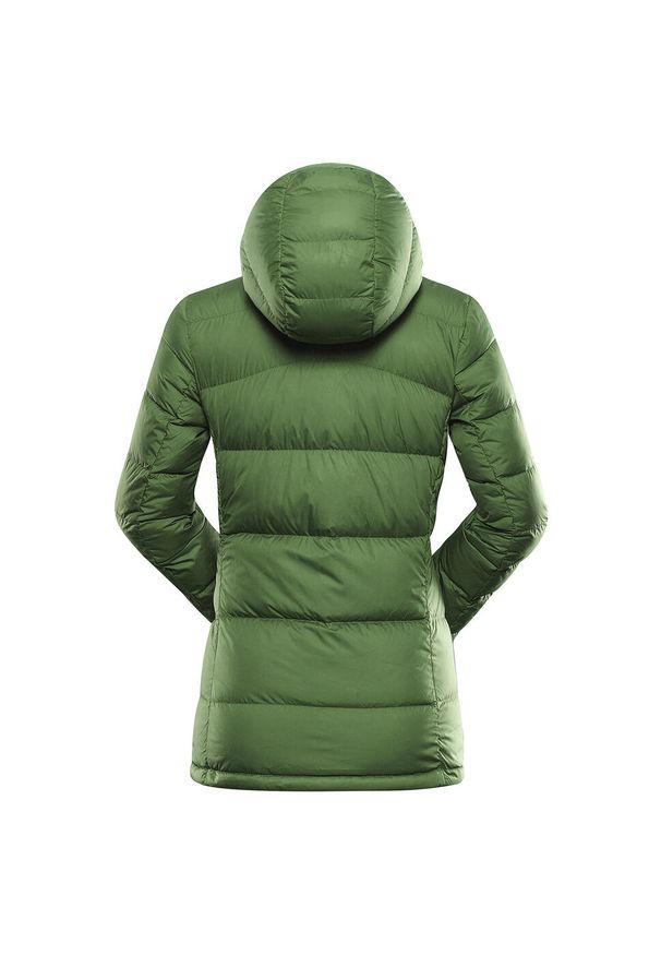ALPINE PRO - Kurtka damska puchowa Alpine Pro Rogita lekka. Kolor: zielony. Materiał: puch. Sezon: zima