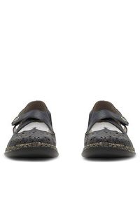 Rieker Półbuty 463H4-14 Granatowy. Kolor: niebieski. Materiał: skóra #5