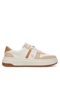 Lauren Ralph Lauren - LAUREN RALPH LAUREN Sneakersy 802967037001 Biały. Kolor: biały. Materiał: skóra