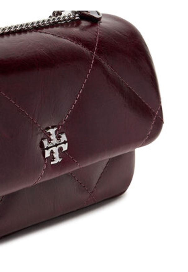 Tory Burch Torebka 169327 Bordowy. Kolor: czerwony. Materiał: skórzane
