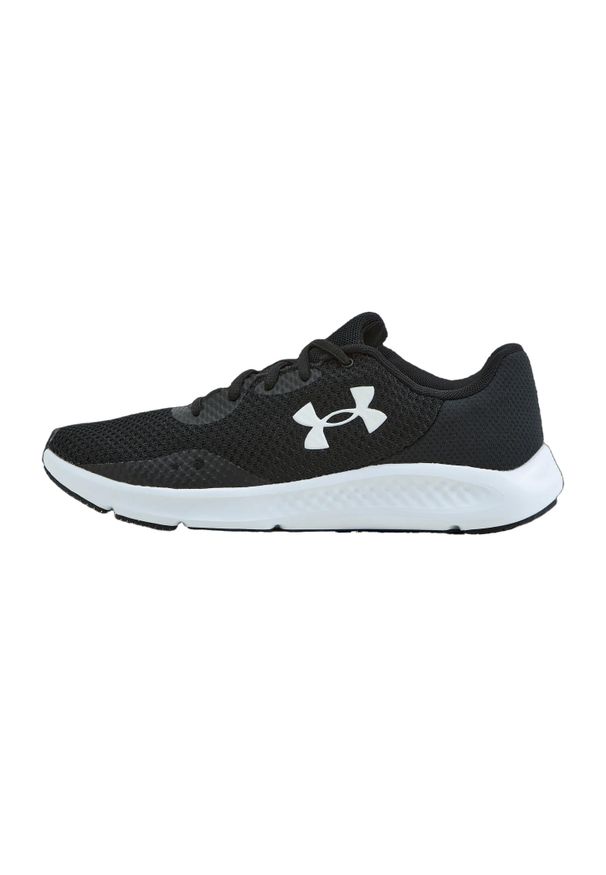 Under Armour - Męskie Buty Treningowe Charged Pursuit 3. Kolor: czarny, biały, wielokolorowy. Sport: turystyka piesza