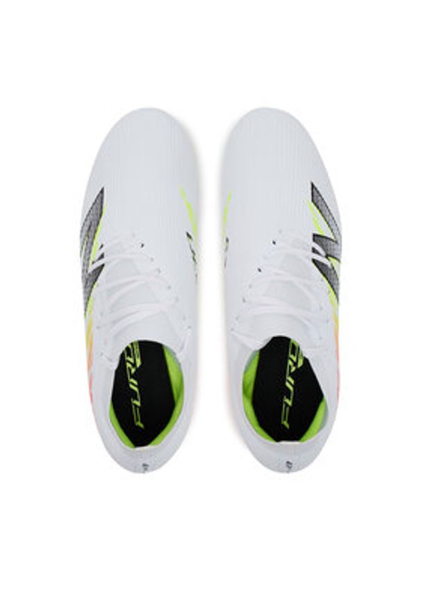 New Balance Buty do piłki nożnej Furon SF3FIB8 Biały. Kolor: biały. Materiał: skóra