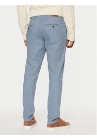 Jack & Jones - Jack&Jones Chinosy Marco 12206198 Niebieski Slim Fit. Kolor: niebieski. Materiał: bawełna #4