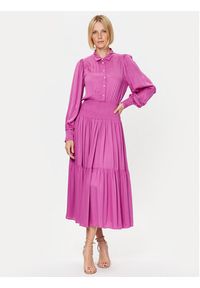Bruuns Bazaar Sukienka codzienna Bauma Leanne BBW3315 Różowy Regular Fit. Okazja: na co dzień. Kolor: różowy. Materiał: wiskoza. Typ sukienki: proste. Styl: casual