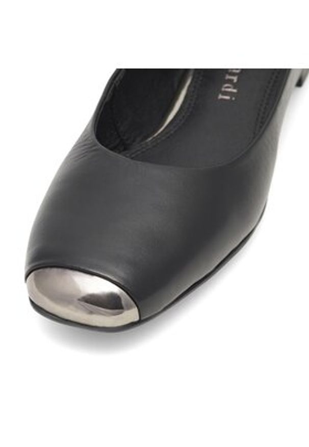 Sergio Bardi Baleriny RST-D1063-02SB Czarny. Kolor: czarny. Materiał: skóra