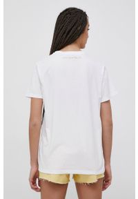 Sixth June t-shirt damski kolor biały. Kolor: biały. Wzór: aplikacja #4