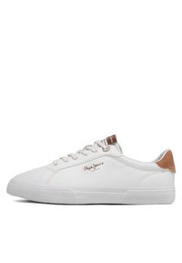 Pepe Jeans Sneakersy Kenton Max W PLS31445 Biały. Kolor: biały. Materiał: skóra #2