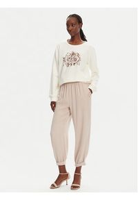 Liu Jo Sport Bluza TA5168 FS090 Écru Regular Fit. Materiał: bawełna. Styl: sportowy