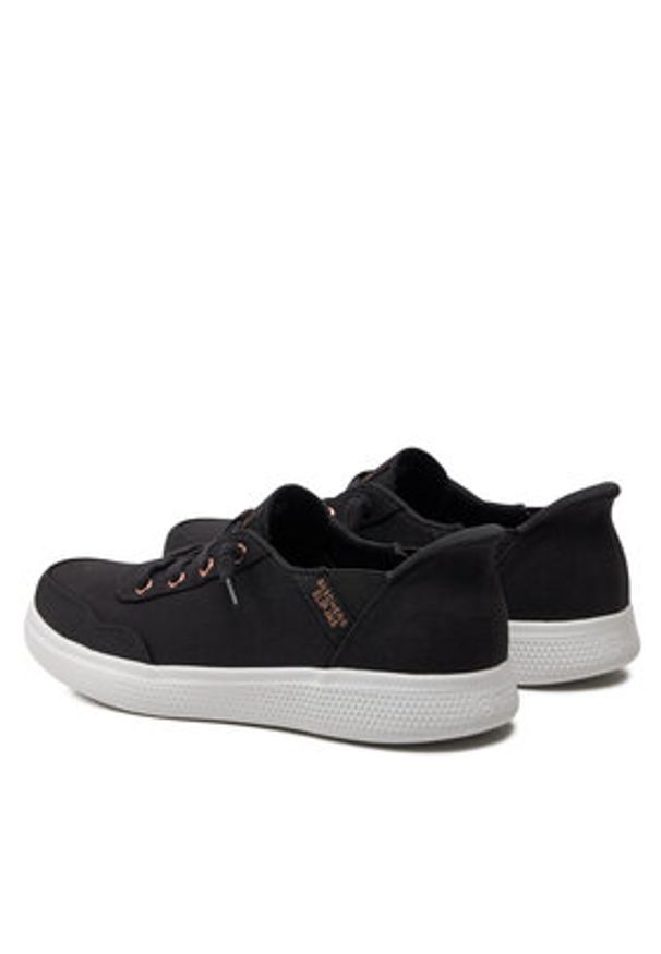 skechers - Skechers Sneakersy Skip Cute-B Cute Sweet 114815/BLK Czarny. Kolor: czarny. Materiał: materiał