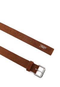 Tommy Jeans Pasek Damski Tjw Script Seude 3.0 AW0AW18503 Brązowy. Kolor: brązowy. Materiał: skóra, zamsz #3