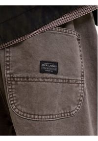 Jack & Jones Spodnie materiałowe Alex 12288528 Beżowy Baggy Fit. Kolor: beżowy. Materiał: bawełna #4