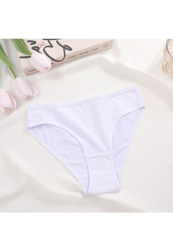 Intica - Figi gładkie dopasowane z wysokiej jakości materiałów Yongja. Kolor: biały. Materiał: materiał. Wzór: gładki