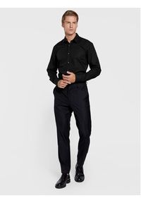 Hugo Koszula Elisha02 50479396 Czarny Slim Fit. Kolor: czarny. Materiał: bawełna #4