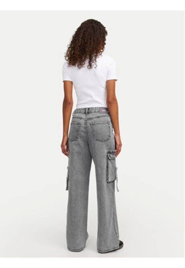 JJXX Jeansy Tokyo 12267831 Szary Wide Leg. Kolor: szary