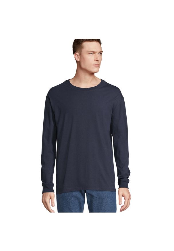 SOL'S - Koszulka Z Długim Rękawem Unisex Pioneer Dla Dorosłych. Kolor: niebieski. Długość rękawa: długi rękaw. Długość: długie