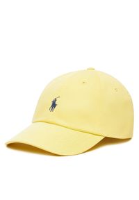 Polo Ralph Lauren Czapka z daszkiem 211912843059 Żółty. Kolor: żółty. Materiał: materiał, bawełna