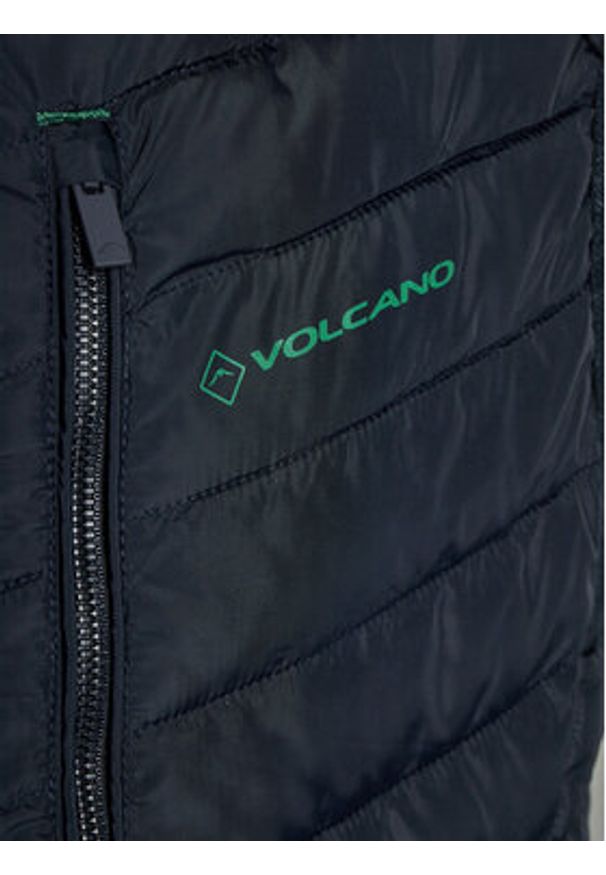 Volcano Kamizelka V-Kejro M05251-W24 Granatowy Regular Fit. Kolor: niebieski. Materiał: syntetyk