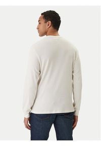 Calvin Klein Jeans Sweter LV040EM217 Écru Regular Fit. Kolor: kremowy. Materiał: syntetyk, bawełna #3
