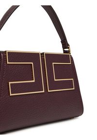 Elisabetta Franchi Torebka BS-36A-56E2-V360 Bordowy. Kolor: czerwony. Materiał: skórzane #3