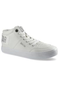 Big-Star - Białe Sneakersy Big Star Damskie Sportowe Buty. Kolor: biały. Materiał: skóra ekologiczna, futro, syntetyk. Szerokość cholewki: normalna. Styl: sportowy