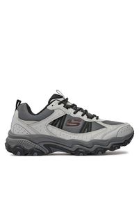 skechers - Skechers Trekkingi Stamina AT - Upper Stitch 237527/GYOR Szary. Kolor: szary. Materiał: skóra. Sport: turystyka piesza #1