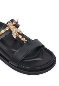 Patrizia Pepe Klapki PPJ409.31 Czarny. Kolor: czarny. Materiał: skóra #3