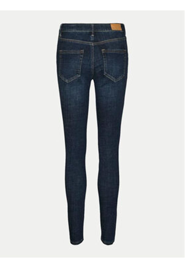 Vero Moda Jeansy Flash 10310822 Granatowy Skinny Fit. Kolor: niebieski