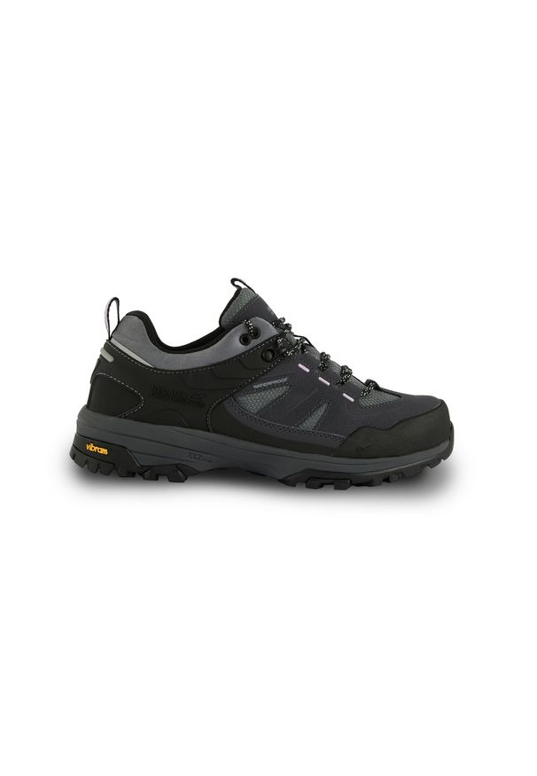 Regatta - Buty damskie trekkingowe niskie z membraną Regen Vibram. Kolor: szary. Szerokość cholewki: normalna. Styl: sportowy