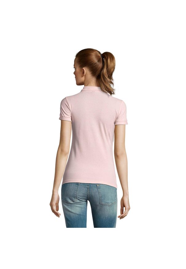 SOL'S - Damska Koszulka Polo Passion. Typ kołnierza: polo. Kolor: różowy