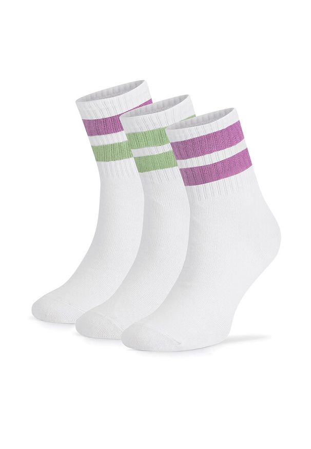 Zestaw 3 par niskich skarpet unisex Sprandi. Kolor: fioletowy