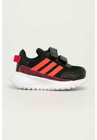 Adidas - adidas - Buty dziecięce Tensaur Run I. Nosek buta: okrągły. Zapięcie: rzepy. Kolor: czarny. Materiał: guma. Sport: bieganie