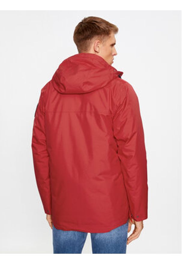 Helly Hansen Parka Coastal 3.0 53995 Czerwony Regular Fit. Kolor: czerwony. Materiał: syntetyk