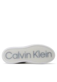 Calvin Klein Sneakersy Low Top Lace Up Lth HM0HM01016 Biały. Kolor: biały. Materiał: skóra #6