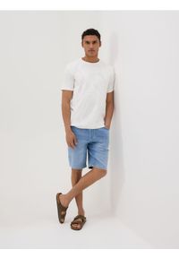 Reserved - Jeansowe szorty jogger - niebieski. Kolor: niebieski. Materiał: jeans