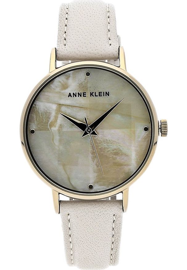 Zegarek Anne Klein Zegarek damski Anne Klein AK-2790IMIV biały. Kolor: biały