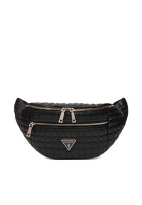 Guess Saszetka nerka Nadira TWQG84 24080 Czarny. Kolor: czarny. Materiał: skóra