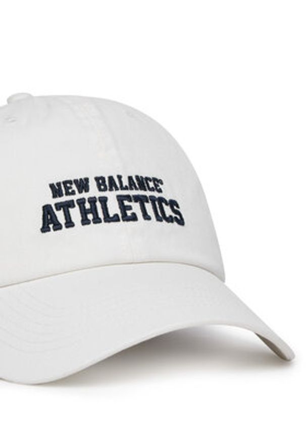 New Balance Czapka z daszkiem LAH51014SST Biały. Kolor: biały. Materiał: bawełna, materiał