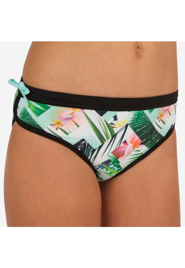 Dół kostiumu kąpielowego surfingowego dla dzieci Decathlon Mas 900 Tiare. Kolor: zielony