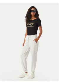 EA7 Emporio Armani T-Shirt 7W001444 AF10373 MC004 Czarny Slim Fit. Kolor: czarny. Materiał: bawełna #5