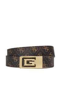 Guess Pasek Damski BW9207 P5130 Brązowy. Kolor: brązowy. Materiał: skóra
